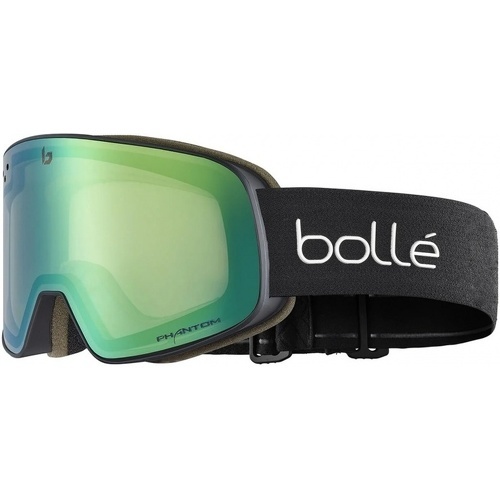 Masque de ski NEVADA - couleur BLACK CORP MATTE / ecran PHANTOM Green PHOTOCHROMIC 1 à 3