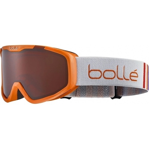 BOLLE - Masque de ski ROCKET - couleur ORANGE MAT / ecran ROSY BRONZE CAT 3