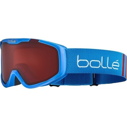 BOLLE - Masque de ski ROCKET - couleur RACE BLUE MAT / ecran VERMILLON CAT 2