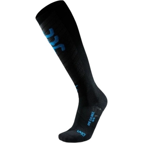 UYN - chaussettes ski Homme - SKI EVO RACE ONE - couleur BLACK/BLUE