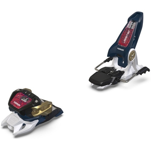 Fixations De Ski Jester 16 100mm Blue White Red Freeride Adulte