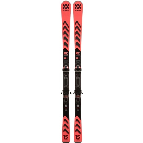 VÖLKL - Pack De Ski Racetiger Rc + Fixations V Motion 12 Gw Rouge Homme