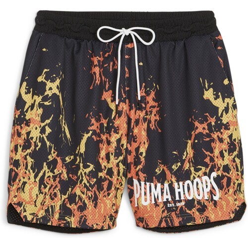 PUMA - Short de basketball Straight Flames HOOPS