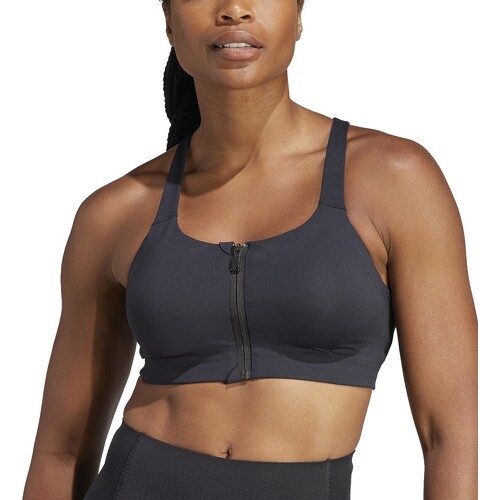 adidas Performance - Brassière zippée maintien fort TLRD Impact Luxe