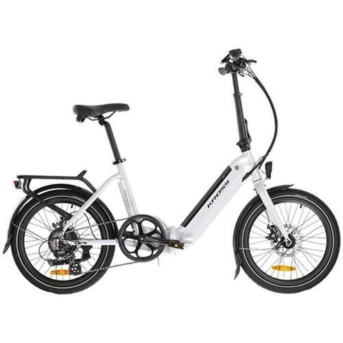 KROSS - Vélo PLIANT ÉLECTRIQUE FLEX HYBRID 1.0 375 WH gris/blanc 20''