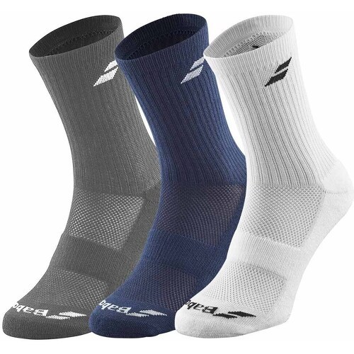 Chaussettes 3 Pairs Pack Blanc / Bleu / Gris