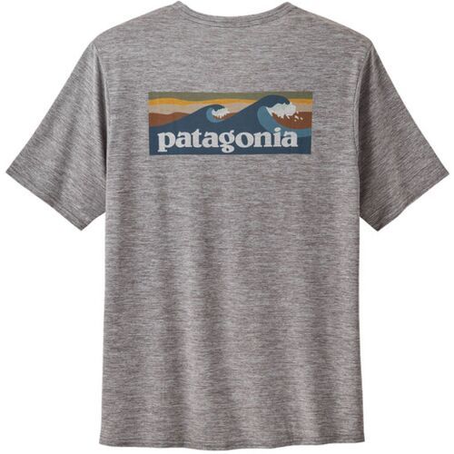 PATAGONIA - T-shirt Capilene Cool Daily Graphic Feather Grey