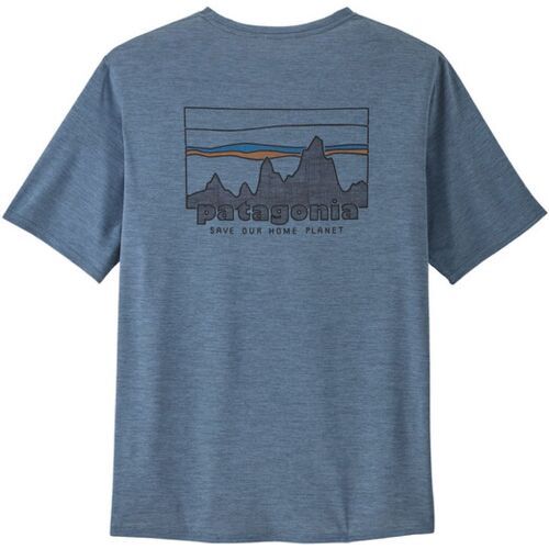 PATAGONIA - T-shirt Capilene Cool Daily Graphic Skyline/Utility Blue