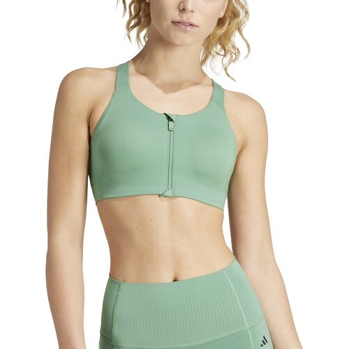 adidas Performance - Brassière zippée maintien fort TLRD Impact Luxe