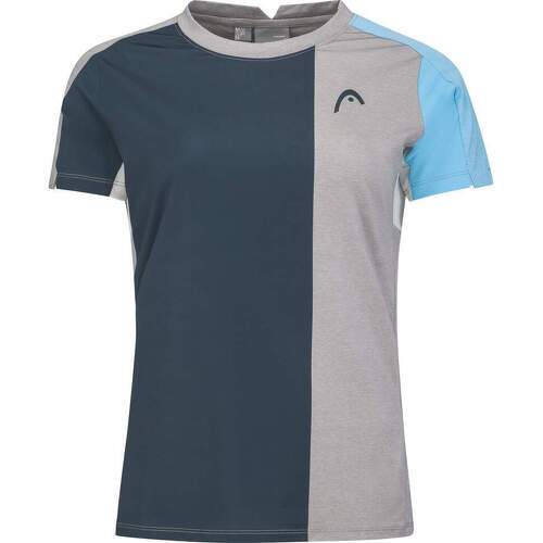 T-Shirt Padel Tech Femme Gris / Bleu marine