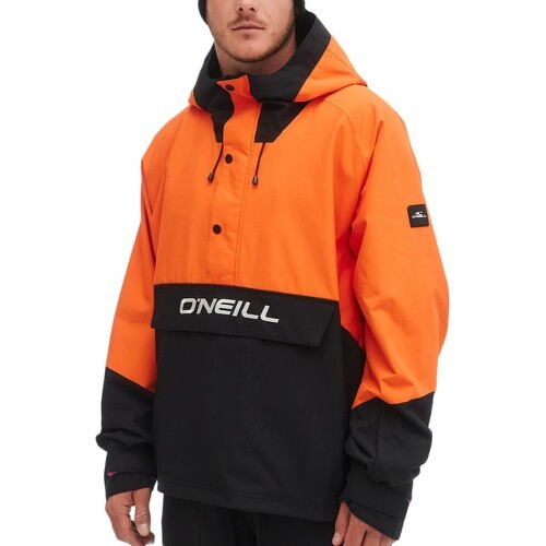 O’NEILL - Manteau de ski Noir/Orange Homme O'Neill Originals Anorak
