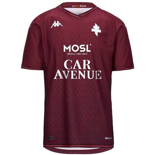 KAPPA - Maillot Kombat Home FC Metz Officiel Football Enfant Rouge