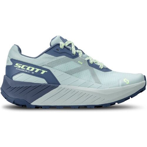 SCOTT  - Scott kinabalu 3 fresh green et metal blue chaussures de trail