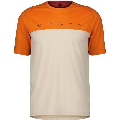 SCOTT  - Scott tee shirt scott defined merino ss flash orange tee shirt technique