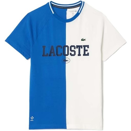 LACOSTE - T-Shirt Sport x Daniil Medvedev Bleu / Blanc