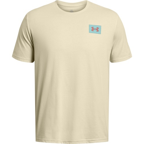 UNDER ARMOUR - T-shirt Color Block Beige