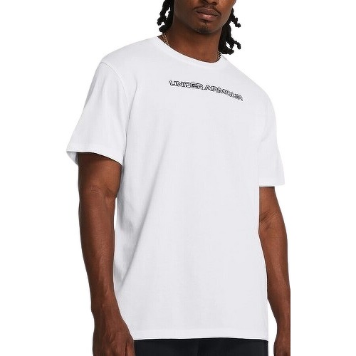 UNDER ARMOUR - T-shirt embrodé Heavyweight Logo Overlay