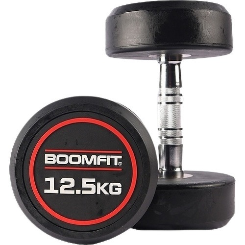 BOOMFIT - Haltères Ronds De Musculation 50Kg (Paire)