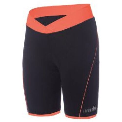ZERO RH+ - Zero rh pista w short 18cm black et orange cuissard de cyclisme femme