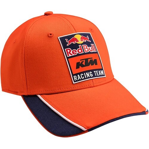 Red Bull KTM Racing Team - Casquette incurvée Rush Moto GP Officiel - Adulte - Orange Bleu