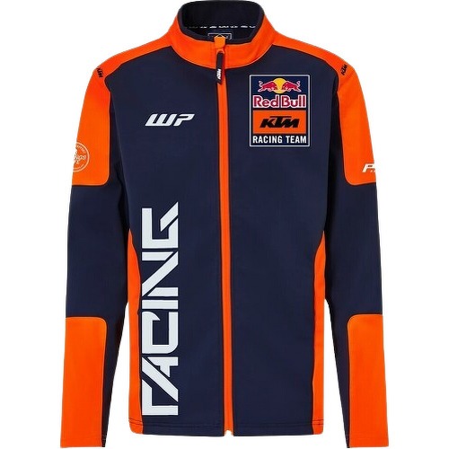 Red Bull KTM Racing Team - Veste softshell réplique de l'équipe Moto GP Officiel - Homme - Bleu Orange