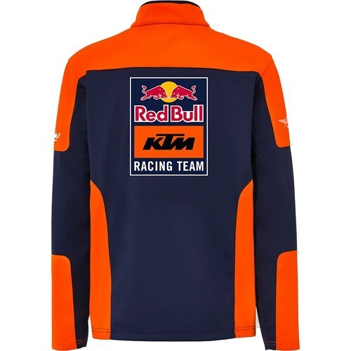 Red Bull KTM Racing Team - Veste softshell réplique de l'équipe Moto GP Officiel - Homme - Bleu Orange