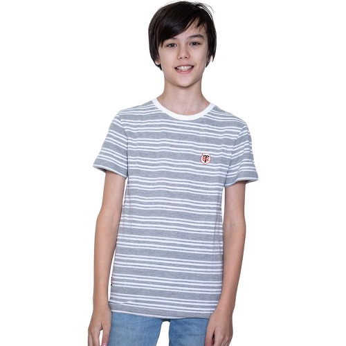 TSHIRT ENFANT TEEBREAK BLANC ET GRIS