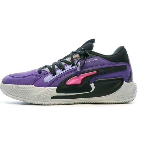 PUMA - Chaussures de Basketball Violette Homme Court Rider 378418