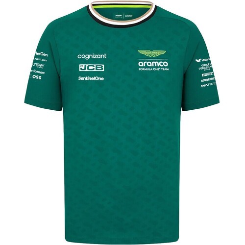 ASTON MARTIN F1 TEAM - T-shirt pilote Fernando Alonso Aston Martin Officiel Formule 1 Homme Vert