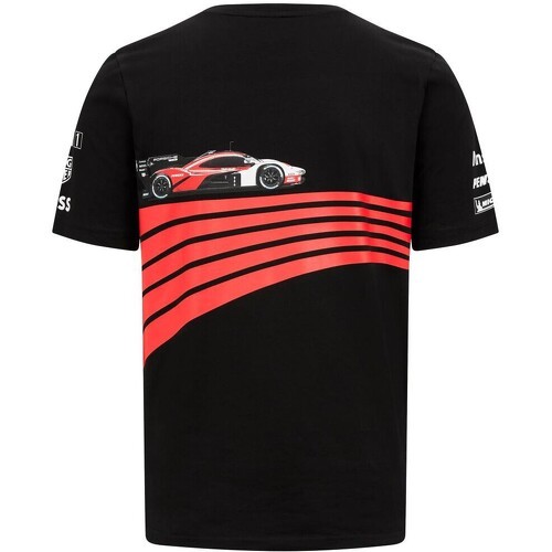 T-Shirt De L'équipe Porsche Penske Motorsport - Noir Adulte