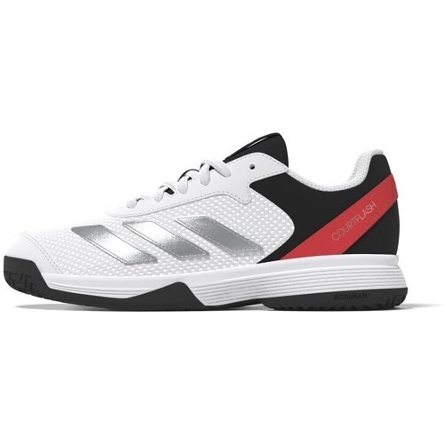 adidas Performance - COURTFLASH K FTWR WHITE/SILVER MET./BRIGHT RED