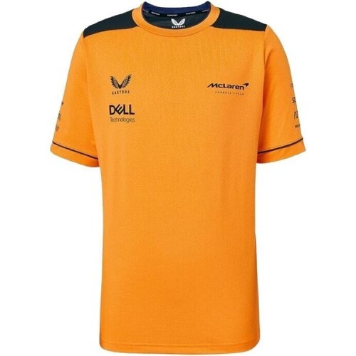 T-shirt McLaren Formule 1 Officiel Enfant Orange/Gris