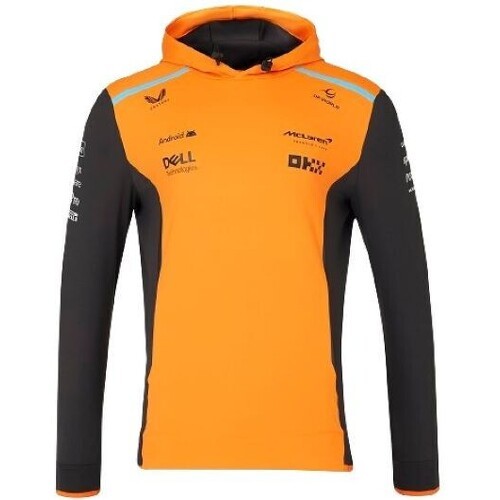 MCLAREN RACING - Sweat à capuche Mc Laren Formule 1 Officiel Unisexe Orange Papaye