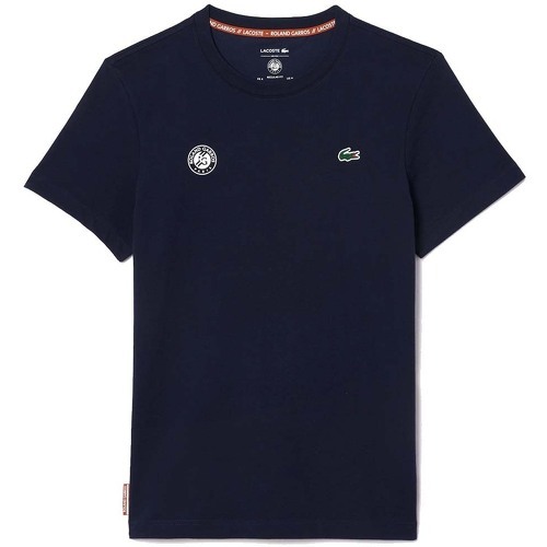 LACOSTE - T-Shirt Tennis Roland Garros Bleu Marine