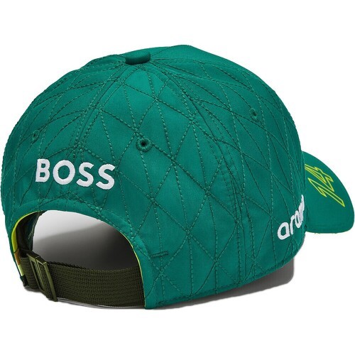 Casquette de pilote Fernando Alonso Aston Martin Officiel Formule 1 Adulte Vert Taille Unique