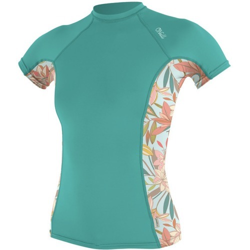 O'Neill Femmes Side Print Short Sleeve Rash Guard - Canton