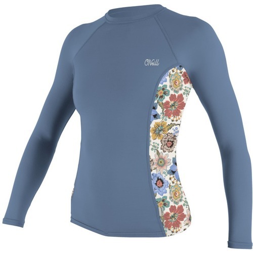 O'Neill Femmes Side Print Long Sleeve Rash Guard - Infinity