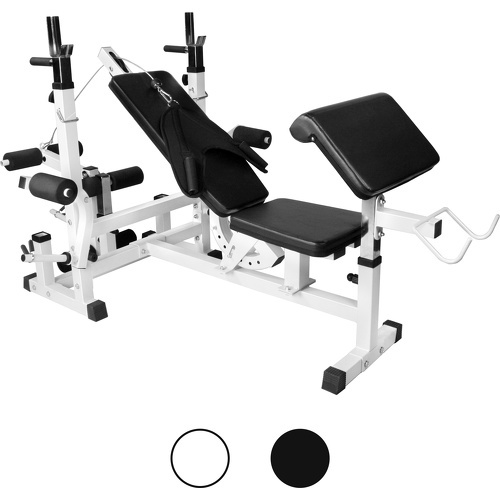 GORILLA SPORTS - Banc de musculation universel avec support pour haltères