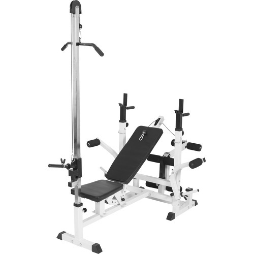 GORILLA SPORTS - Banc de musculation universel complet (banc + poulie)