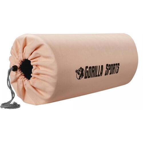 GORILLA SPORTS - Sac pour tapis de yoga rose avec sangle