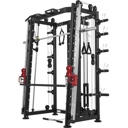 GORILLA SPORTS - Smith Machine - Machine avec Power Rack, Multi Station et Presse.