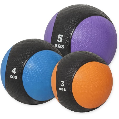 Lot de 3 médecine balls (3kg, 4kg et 5kg)