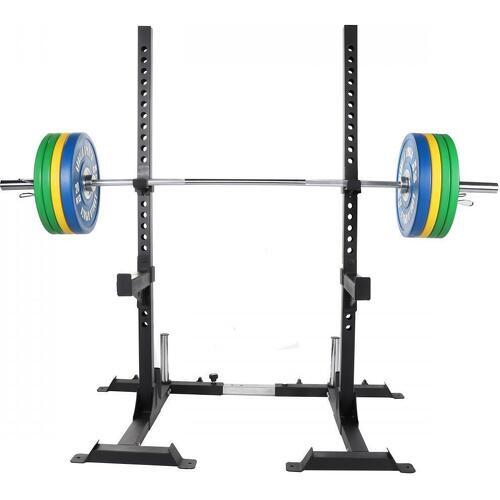 GORILLA SPORTS - Rack à squat avec set d'haltère Olympique Premium 140 kg