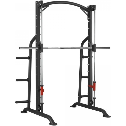 Station Power rack - station de musculation pour squats et développé-couché - Barre guidée