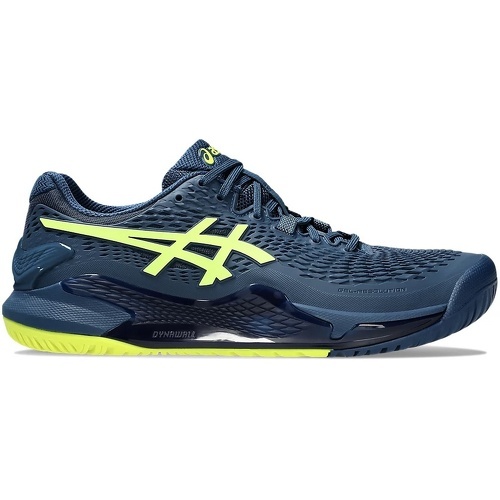 ASICS - Chaussure Homme Gel Resolution 9 Bleu Jaune Toutes surfaces