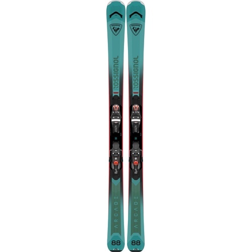 ROSSIGNOL - Pack Ski Arcade 88 + Fixations Spx 12 Metrix Gw Vert Homme