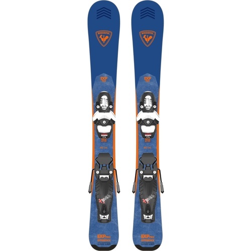 Pack Ski Experience Pro Pre Drilled + Fixations Team 4 Gw Bleu Garçon