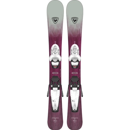 Pack Ski Experience W Pro Drilled + Fixations Team 4 Gw Rose Fille