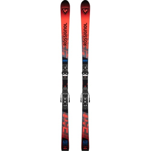 Pack Ski Hero Gs Pro R21 Pro + Fixations Nx 7 Gw Rouge Garçon