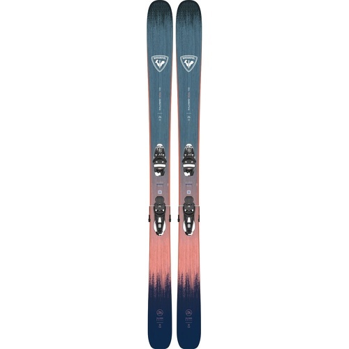 ROSSIGNOL - Pack Ski Rallybird Soul 102 + Fixations Nx 12 Konect Gw Bleu Femme